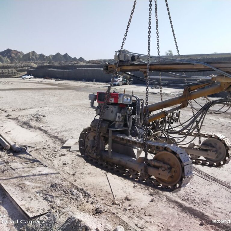 Drilling & Anchoring at Basol Dam - GEOENGINEERS