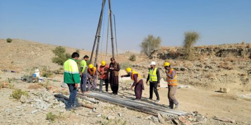 Drilling at DG Khan for Fauji Cement - GEOENGINEERS