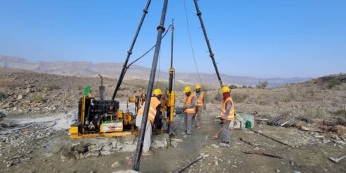 Drilling at DG Khan for Fauji Cement - GEOENGINEERS