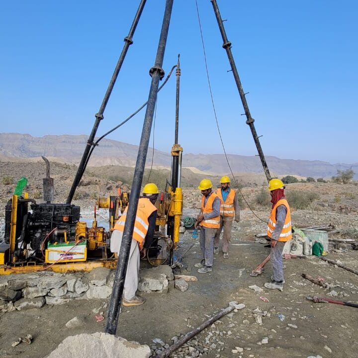 Drilling at DG Khan for Fauji Cement - GEOENGINEERS