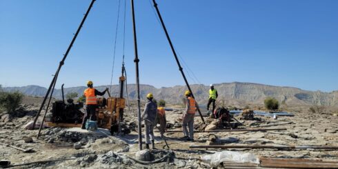 Drilling at DG Khan for Fauji Cement - GEOENGINEERS