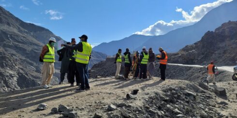 Topographic Survey with GPS at Basha Dam - GEOENGINEERS