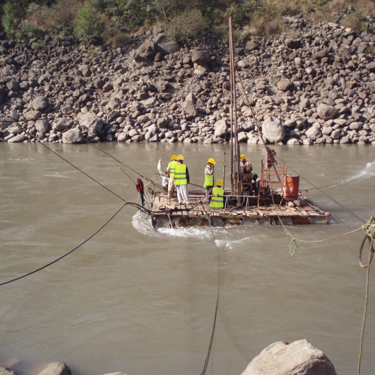 Offshore Core Drilling in Karot HPP